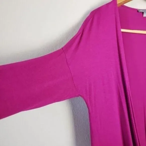 Kate & Mallory 3/4 sleeve twist front high low tunic top size large - Picture 4 of 8